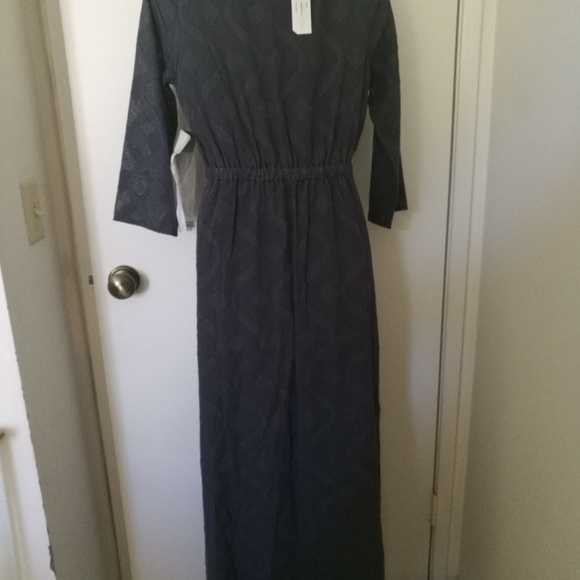 TAVIK CAPRI SHORT SLEEVE MAXI DRESS in Ombre Blue - Picture 8 of 8